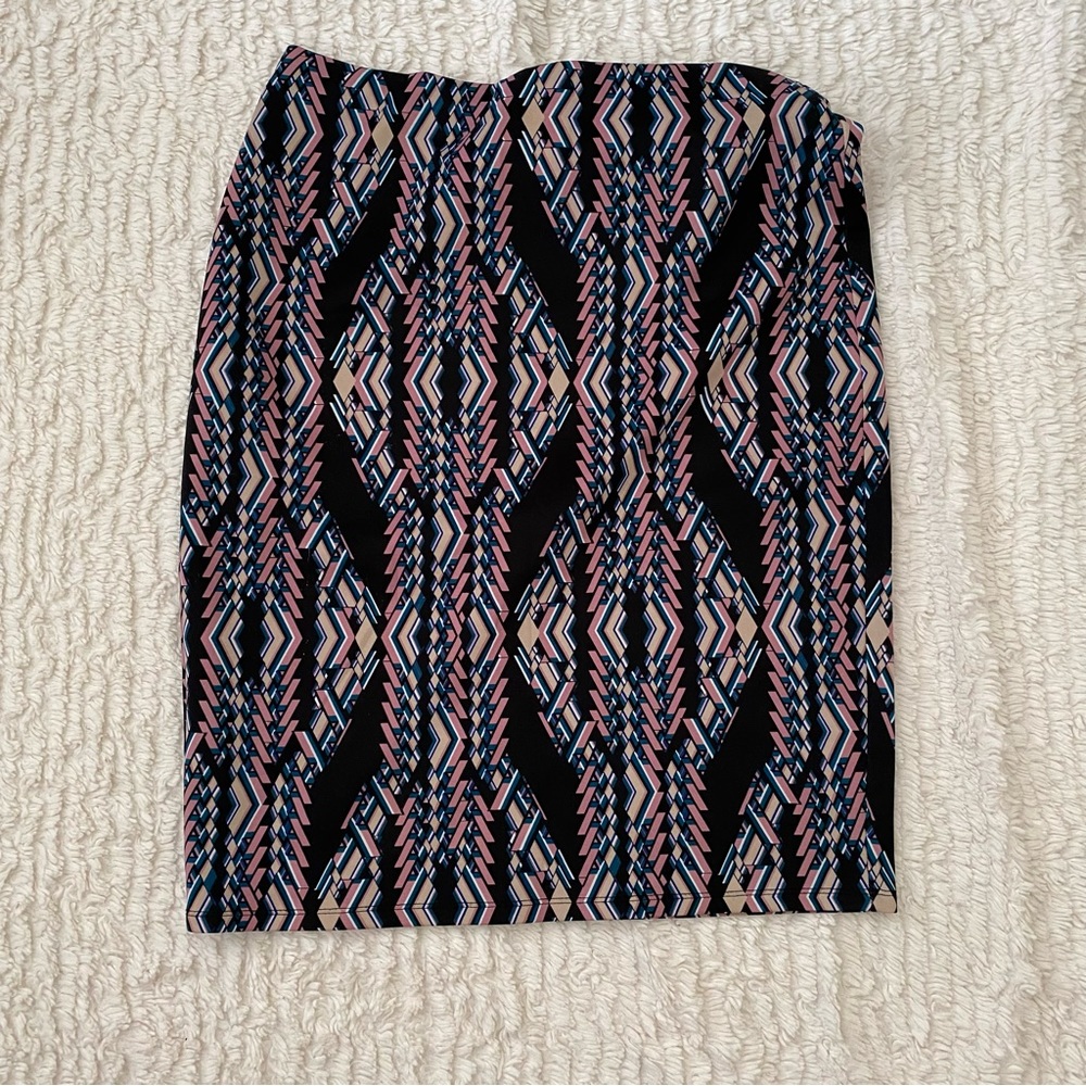 Nycc WOMANS casual geometric skirt M